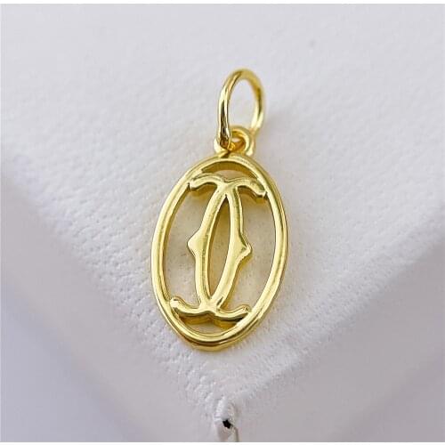 2PCS High Quality Cupronickel Real 18K Gold Plated Charms Pendants Jewelry Making Supplies Findings Accessories