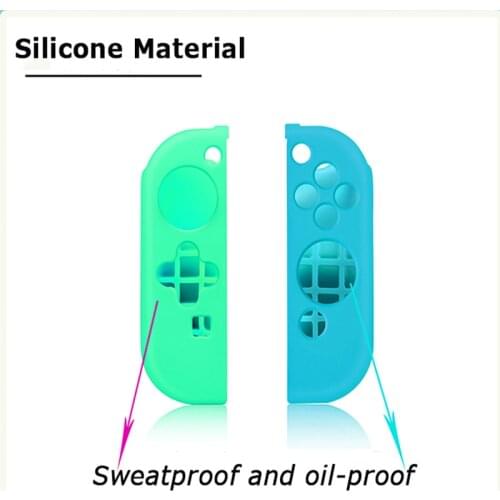 Animal forest Silicone Protective Skin for Nintend Switch JoyCon Controller Anti-Slip Crystal Case Cover Sleeve Frame 50sets