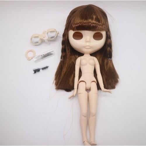 Body hair scalp and eye mech for DIY customization Nude blyth doll accessories