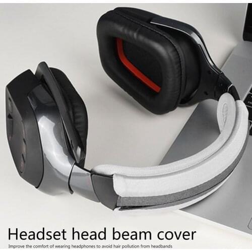 Universal Zipper Closure Headphones Headband Cover Headband Cushion Protector Easily Carrying Lightweight Earphone Part