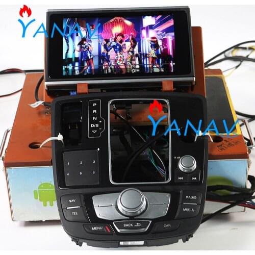 Decorder with Android system Video interface For-Audi A6 2016 2017 2018 box support wifi/4G/BT touch screen GPS navigation