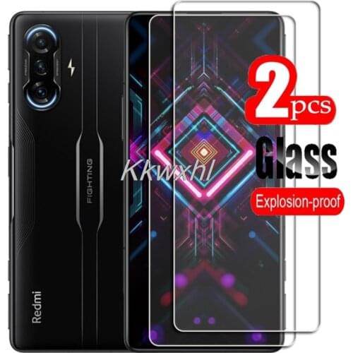 2PCS FOR Xiaomi Redmi K40 Gaming High HD Tempered Glass Protective On Poco F3 GT Phone Screen Protector Film