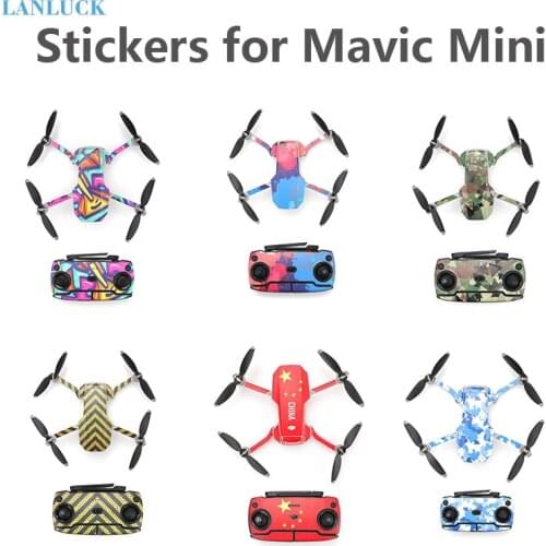 Protective Film PVC Stickers for Mavic Mini Waterproof Scratch-proof Decals Full Cover Skin for DJI Mavic Mini Accessories