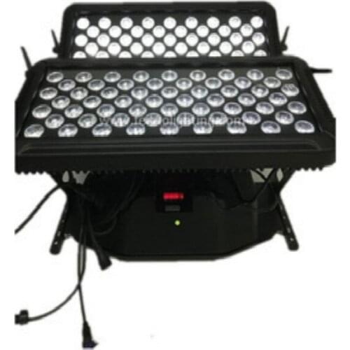 2pcs + CASE Outdoor Flood Light 120x18W RGBWA+UV 6in1 Led Wall Washer Light