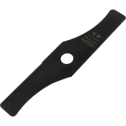 2T White Steel Brush Straight Cutter Blade Cutting Grass Cutter Parts Replacement Garden Lawn Mower Knife