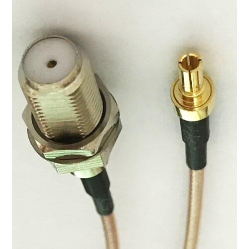 50pcs Gold TS9 TS-9 Male Straight to F Female RF Straight Extension Pigtail coax RG316 Cable 10/15/20/30cm