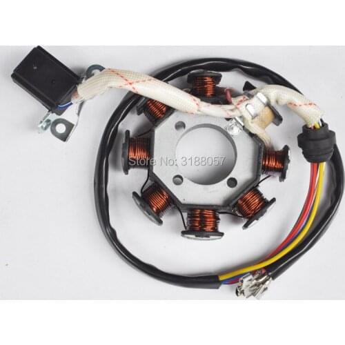 8 Coil Magneto Stator Plate for CG 125cc 150cc 200cc 250cc ATV Dirt Bike Go Kart