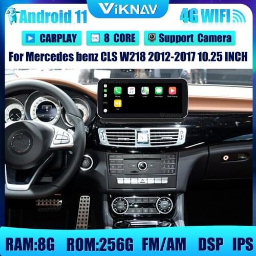 Android 11Car radio with screen for Mercedes benz CLS W218 2012-2017 GPS Navigation Car stereo carplay multimedia Player 2din