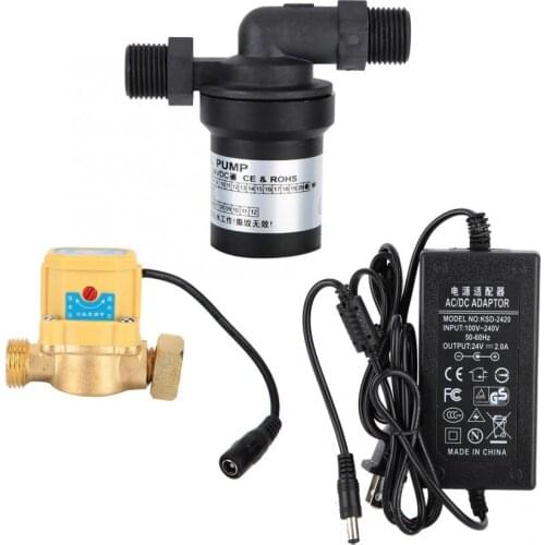 DC24V 18V Water Pump Brushless Solar High Temperature Low Noise Water Pump Shower Bath Heating Pipeline
