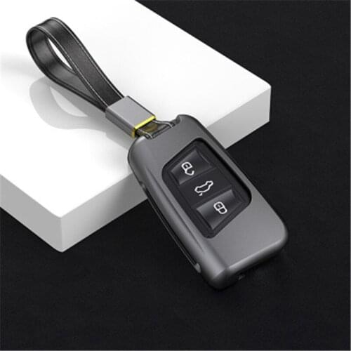 Alloy Car Key Remote Cover Case For Volkswagen VW Tiguan MK2 Magotan Passat B8 CC 2017 2018 For Skoda Superb A7
