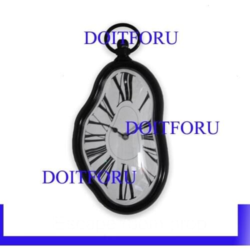 Electromagnetic Access room escape melting Rome clock prop magic time props correct password puzzles open lock takagism organ