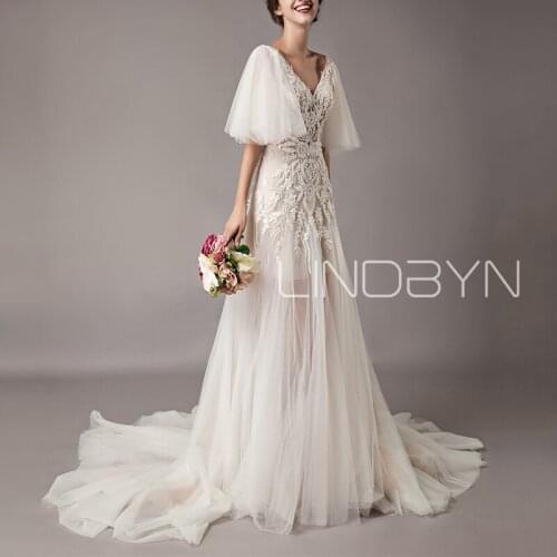 Пляжные свадебные платья LINDBYN China At AliExpress