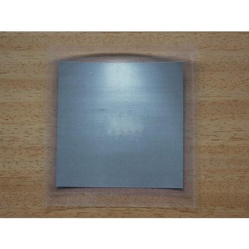 Indium Sheet Indium Foil Indium Film Indium Paper 120mmx120mmx0.1mm Laser Electronic Electrode Material