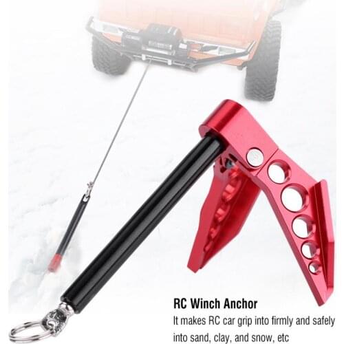 Metal Foldable Heavy Duty Winch Anchor Metal 1:10 RC Cars Crawler Accessory Truck Part 2019 High Quality RC Model Part