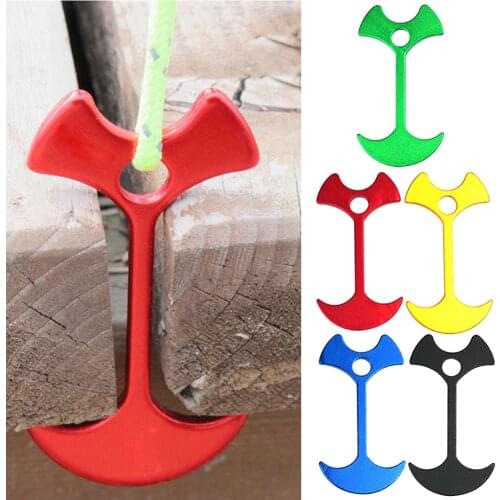Multifunctional Plank Floor Fishbone Anchor Aluminum Alloy Tent Pegs Outdoor Awning Deck Stakes Fixed Nails Camping Accessories