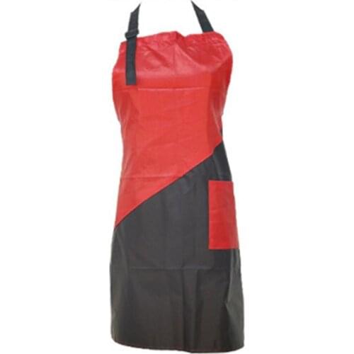 Practical Hairdressing Salon Beauty Styling Apron Stitched Pockets Hairdressing Gown Waterproof for Kitchen