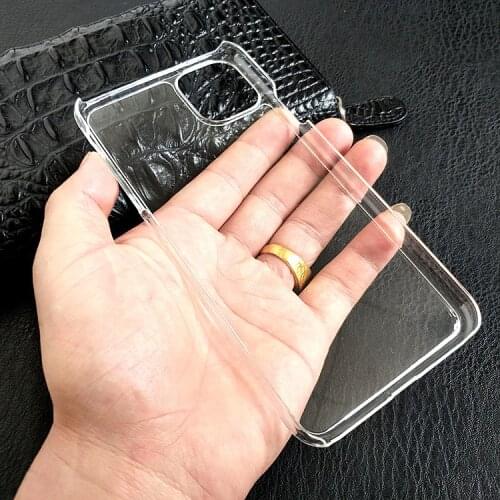 Ultra Thin Transparent Hard Plastic Case For iPhone 12 Mini 11 Pro Max XS XR X 8 7 6 6S Plus SE 5 Shockproof Clear Crystal Cover