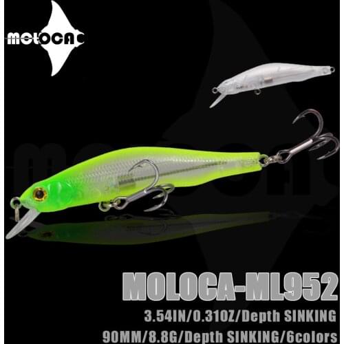 2021 Mino Fishing Lure Bait Weight8.8g Tackle Whopper Trolling Lures Articulos De Pesca Pike Fake Isca Artificial Sinking Baits