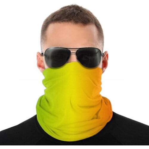 Rastafari Gradient Color Scarves Neck Face Mask Men Women Neck Warmer Seamless Bandanas Protective Headband Cycling Climbing