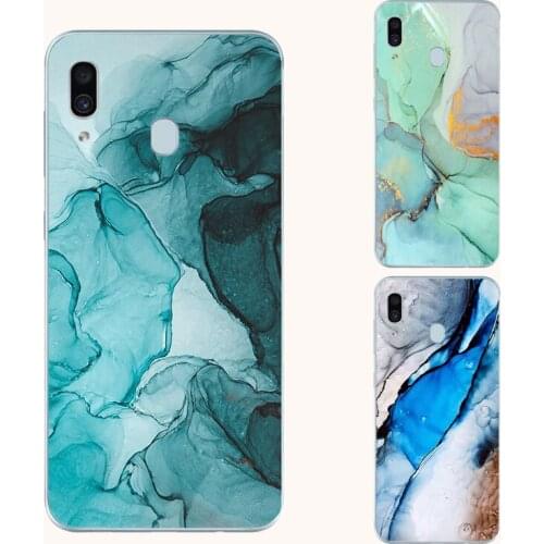 Geometric colorful Marble silicone phone case For Samsung Galaxy A10 A20 A30 A40 A50 A70 A10e A20e A10s A20s A30s A40s A50s A70s