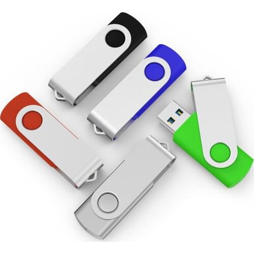 TOPESEL5 Pack Easy-Storage Memory Stick K&ZZ Thumb Drives Gig Stick USB2.0 Pen Drive for Fold Digital Data Storage, Mixed Colors
