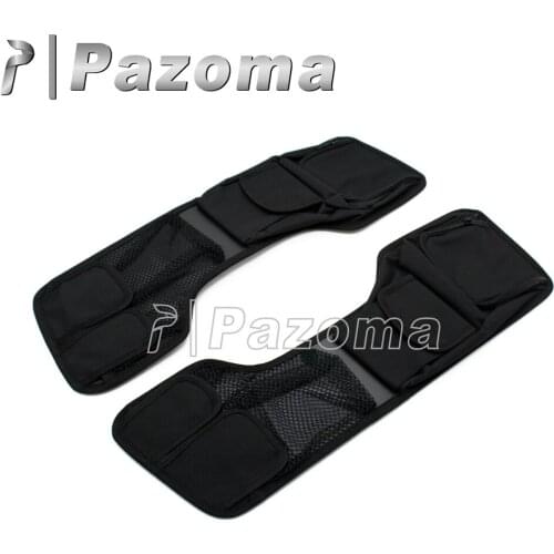 Motorcycle Parts Black Hard Saddlemen Saddlebag Lid Organizer Left & Right Set for Harley Touring Dresser 1993-2013