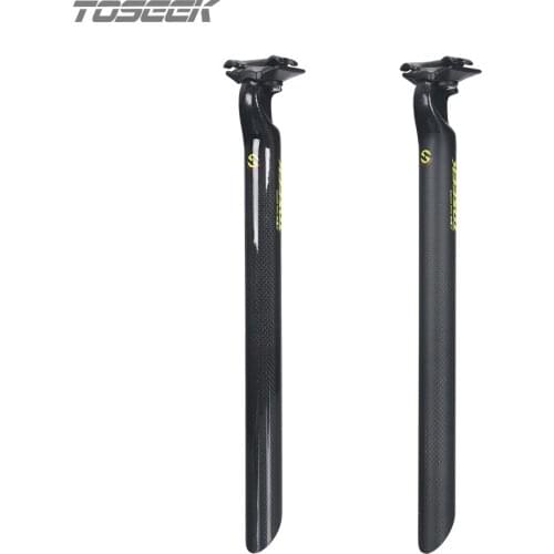 27.2 /31.6mm* 350 /400mmCarbon Fiber Seat Post Bike Seatpost 3K matte/gloss Road/Mtb Bicycle Seatposts