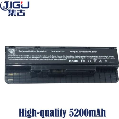 JIGU 6Cells Laptop Battery A32LI9H A32N1405 A32N14O5 A32NI405 For Asus G551 G551J G551JK G551JM G58JM G771 G771J G771JK G771JM