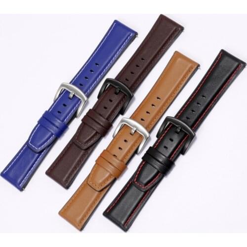 Smart watch accessories for leather +silicone 2in strap 22mm black brown with pin buckle bracelet for Huawei Pro GT Honor Magic2