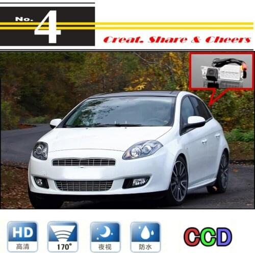 Car Camera For FIAT Bravo / Brava / Ritmo 2007~2015 High Quality Rear View Back Up Camera For PAL / NTSC Use | CCD with RCA