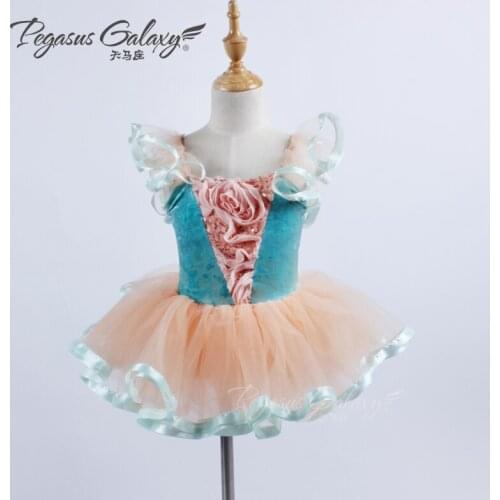 Ballet Tutu Dresses Adults Professional Gymnastics Leotard Swan Lake Dance Clothes Girls Pancake Children Ballerina Dress B-6296