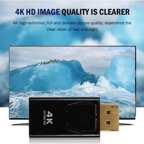 Displayport DP to HDMI-compatible Converter Sets Accessories Household Computer for Monitor Projector 4K Video Audio Adapter