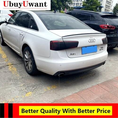 EPFBSQP For Audi A6 C7 2012-2018 ABS Primer Color Exterior Rear Spoiler Tail Trunk Boot Wing Decoration