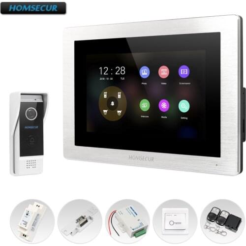 HOMSECUR 7" AHD Video&Audio Home Intercom with UI Interface for House/Flat for Apartment BC031HD-B+BM714HD-S
