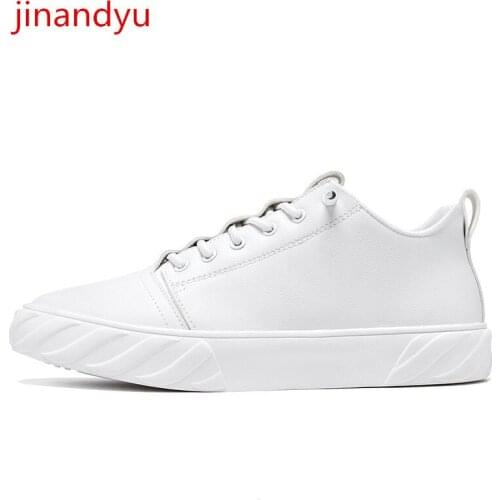 Mens Shoes Casual Men Sneakers Leather Trainers Men Lace Up Beige Black White Sneakers Men Comfy Outdoor Sports Shoes for Male