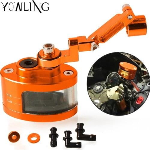 FOR 125 200 390 690 RC 125 200 390 YAMAHA MT07 MT09 TMAX 500 530 YZFR3 R25 Front Rear Brake Fluid Reservoir Cap Cover