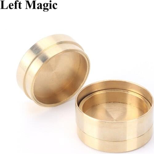 Copper Dynamic Coins (US Half Dollar Size ) Magic Tricks Fly Coin Maney Magic Props Close Up Street Coin Money Magic