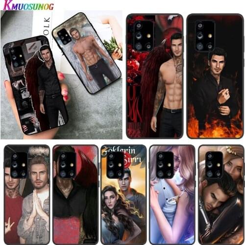 Fashion Romance Club for Samsung A72 A52 A32 A02S A12 A42 A51 A91 A81 A71 A51 A41 A31 A21S A11 A01 4G 5G UW Black Phone Case