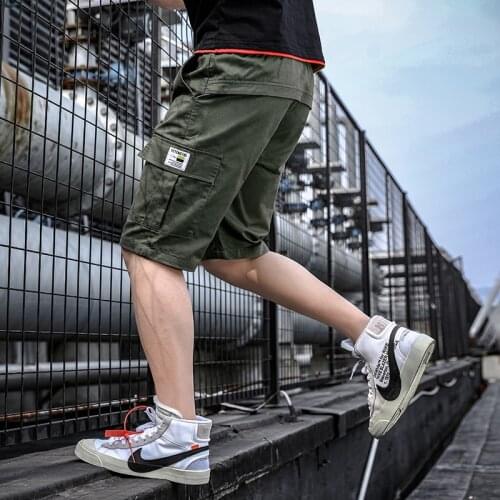 New Arrival Camo Cargo Shorts Men Mens Casual Shorts Camouflage Male Loose Work Shorts Man Military Short Pants Plus Size C133