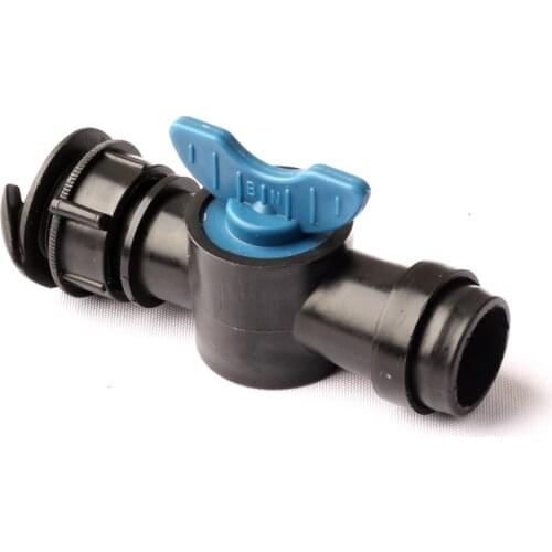 N45/G 1'' Soft Irrigation Tape By-Pass Ball Valve Connector High Quality Lengthen Durable Garden Drip Irrigation Hose Valve