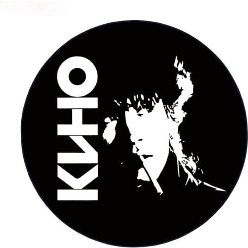 LLY-0506 Personality Car Stickers Viktor Tsoi Kino Modeling Decal PVC Cars Motorcycle Sunscreen Waterproof Creativity Decals