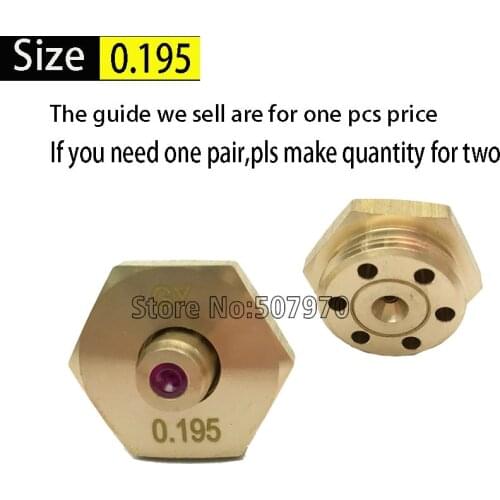 WEDM Ruby Molybdenum Wire Guider Water Nozzle 0.195mm for CNC Wire Cut Medium Speed Machine
