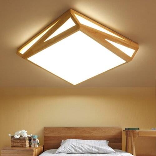New Design LED Wooden Ceiling Lights For Living room Bedroom Balcony Corridor Kitchen Lighting Fixtures