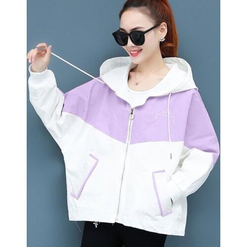 2020 New Spring Autumn Trench Coat Women Korean Fashion Loose Ladies Casual Windbreaker Hooded Coat Female Tops Overalls J196