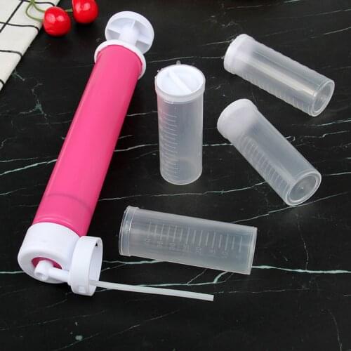 Behogar Manual Airbrush Spray Gun for Cake Decorating Baking Coloring Decoration Tools Cake Pastry Dusting Spray Tube