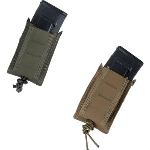 TMC HG style Dual M4 Mag Pouch for Tactical Vest Molle System 500D Cordura Fabric BK/RG/CB