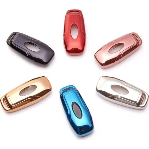 TPU Car Key Cover Case For Ford Escort Edge Everest Mondeo Mustang F-150 Galaxy Kuga S-Max Explorer Ranger Car Accessories