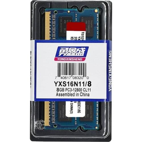 DDR3 DDR3L 4GB 8GB 1600MHz Universal Laptop Memory PC3L-12800 Non-ECC 1.35V 204Pin SODIMM RAM for LAPTOP NOTBOOK CL11 Unbuffered
