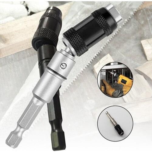 1/4 "Hex Magnetic Screw Drill Tip Locking Bit Holder Drill Screw Tool Drive Guide Drill Bit Extension Rod Wood Tool