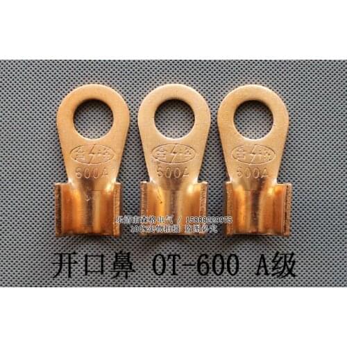 1piece OT-600A Copper passing through terminal Electric power fittings equipment contact A type